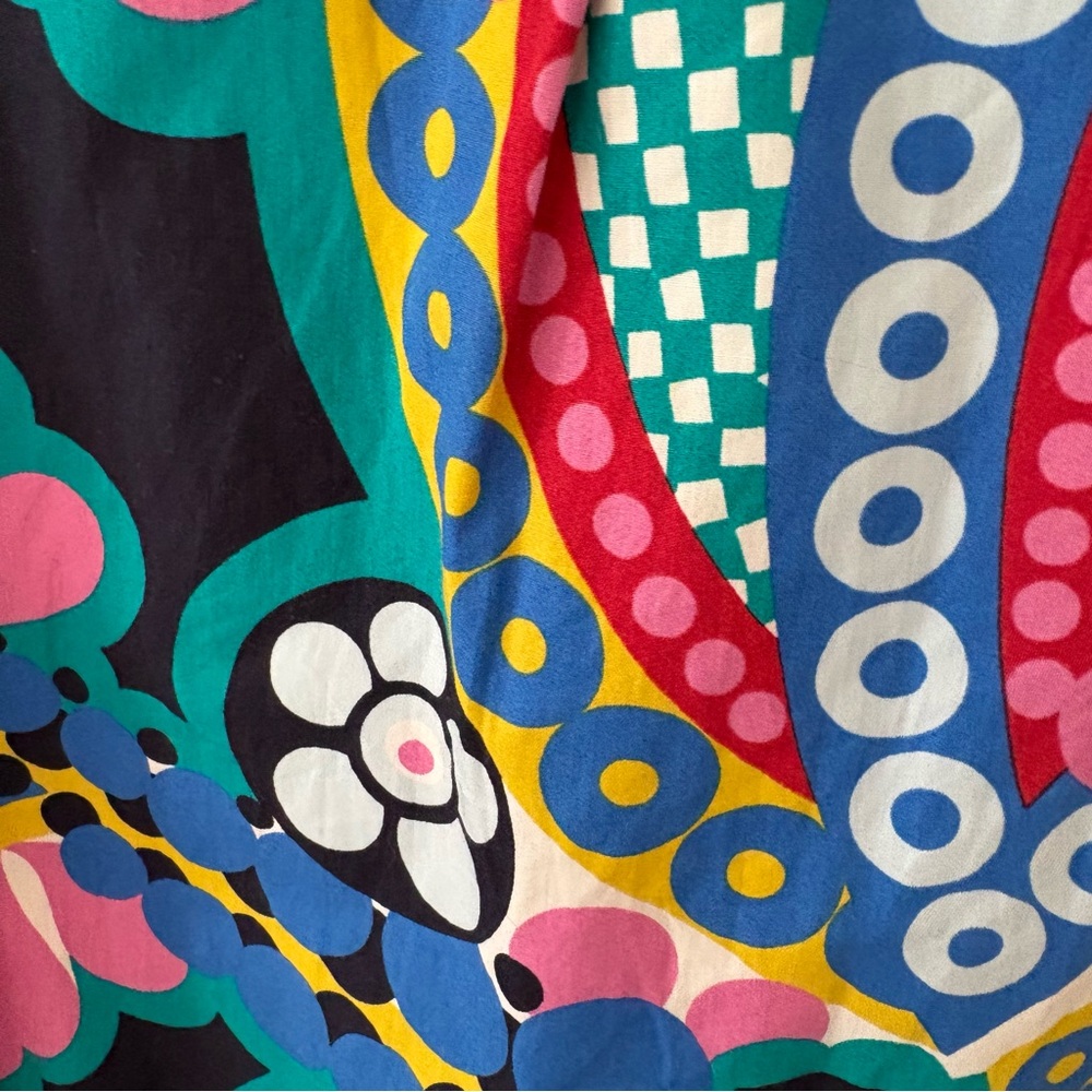 J. Crew Tie-back Tulip Skirt in Ratti Kaleidoscope Floral. Size 2. - Picture 7 of 15